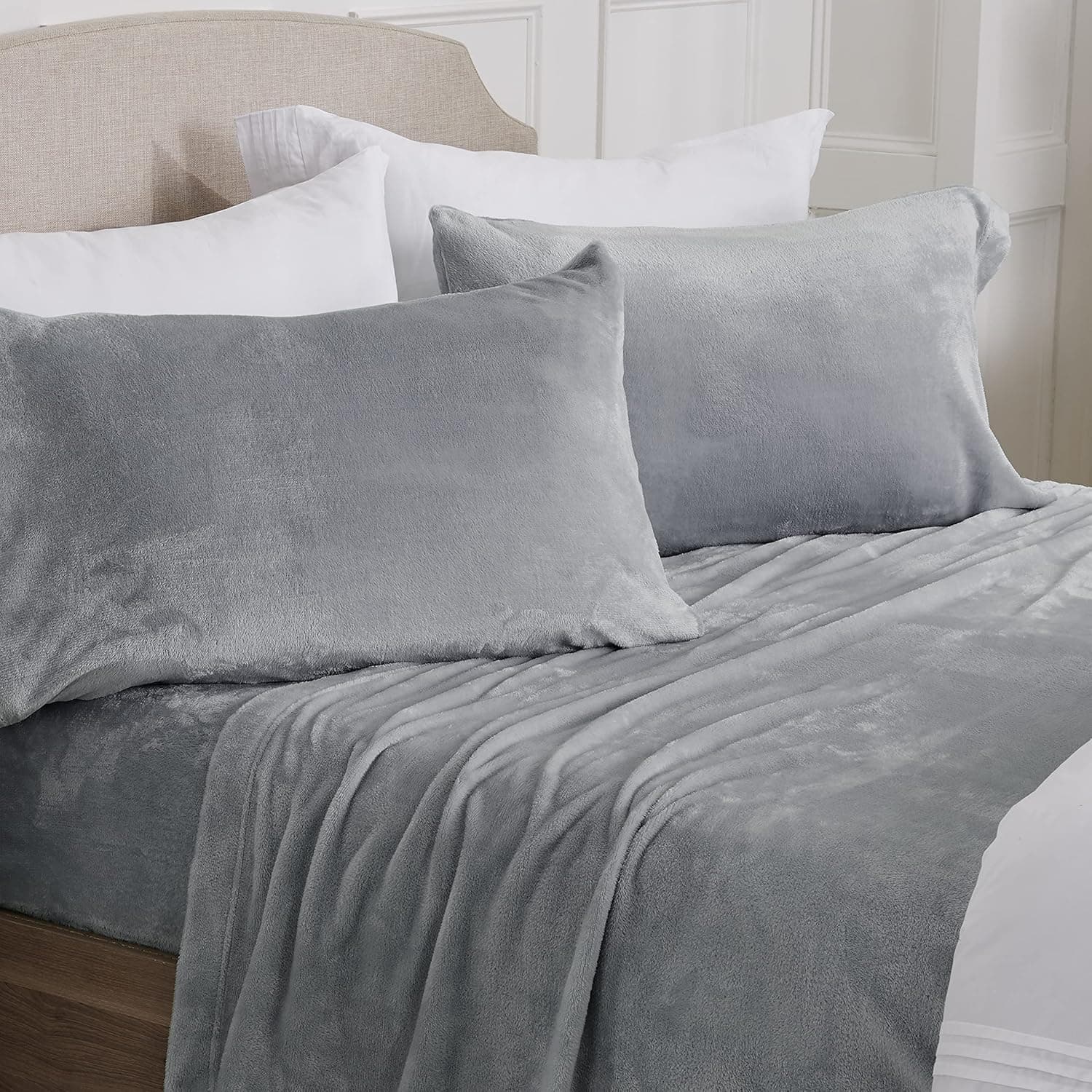 NY Loft Ultra-Soft Fleece Sheets – King Size