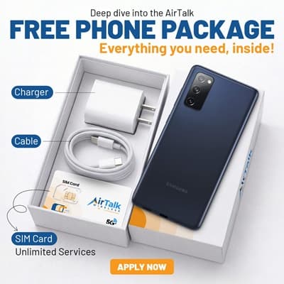 AirTalk Wireless discount coupons and deals